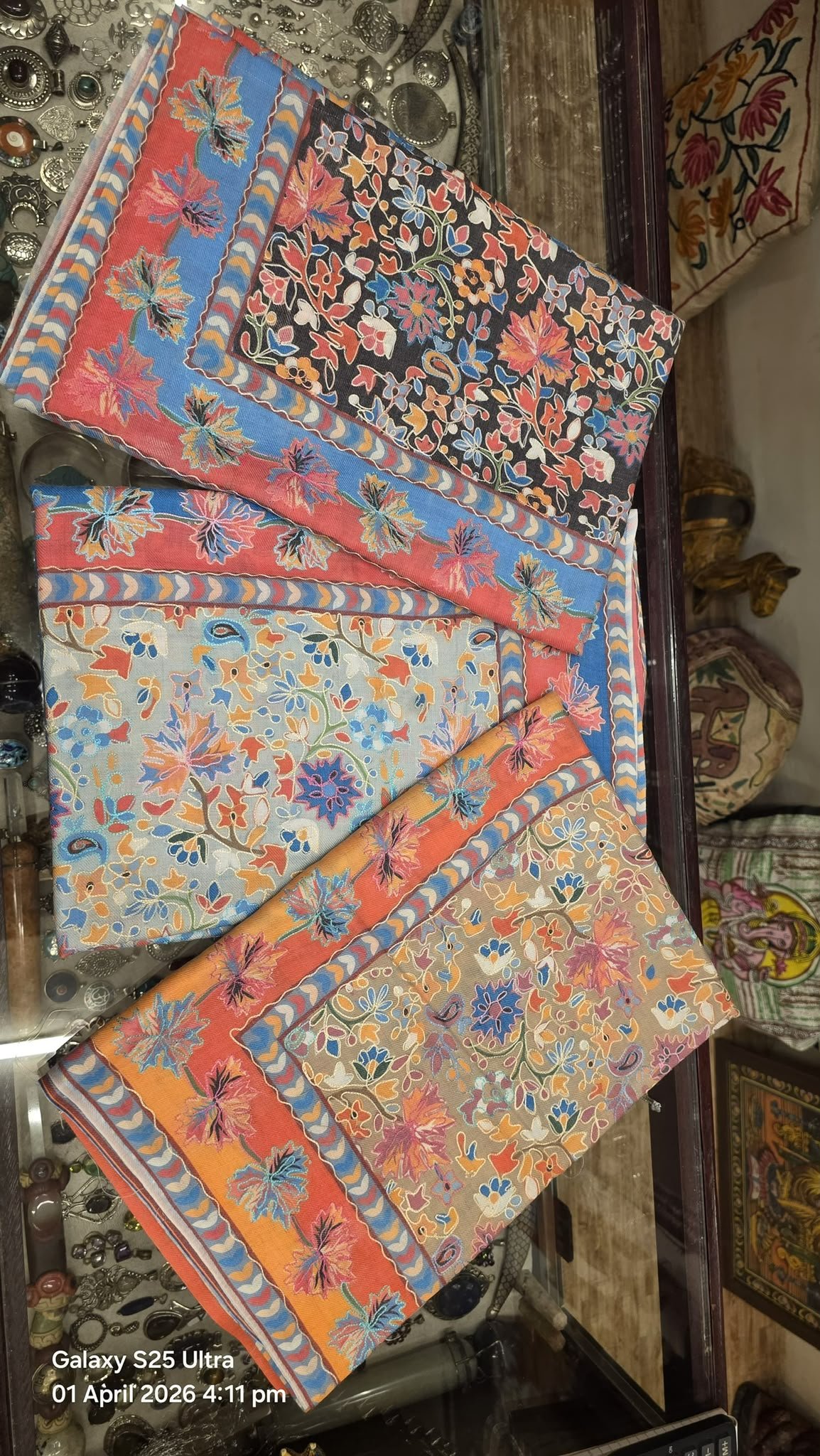 Royal Kashmir Pashmina Scarf (Style 9)